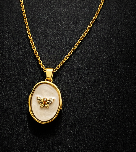 Golden Wing Locket