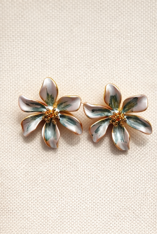 Ivory Bloom Studs